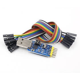 USB адаптер CP2104 CP2102 UART TTL 6pin для Arduino прошивка та налагодження мікроконтролерів та модулів