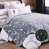 Для дитячої, Ковдра що світиться, Покривало з візерунками що світяться, Дитяче покривало GS-34, фото 3