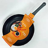 Глибока сковорода для індукційної плити WELL DONE WD-1016W 26 см, Сковорода надовго RJ-86, фото 7