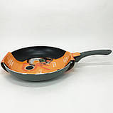 Сковорода для використання на плиті WELL, Зручна у використанні сковорода Кована алюмінієва AV-12, фото 8