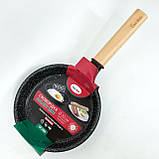 Сковорода з ручкою алюміній Con Brio CB-2006 20 см, Лита сковорода з антипригарним покриттям VJ-16, фото 4