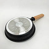 Сковорода з ручкою алюміній Con Brio CB-2006 20 см, Лита сковорода з антипригарним покриттям VJ-16, фото 7