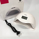 Манікюрна лед лампа для полімеризації твердих гелів, Лампа для манікюру і педикюру з таймером LS-14, фото 7