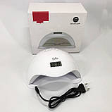 Лампа для сушки нігтів манікюр Sun, Лампа для нарощування нігтів манікюру гель лаком BF-33, фото 6