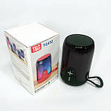 Маленька колонка з підсвічуванням TG652, Активні колонки для дому, Хороша bluetooth колонка FD-39, фото 4