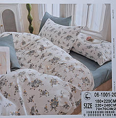 Постільна білизна фланелева, двоспальна (ПБ76)