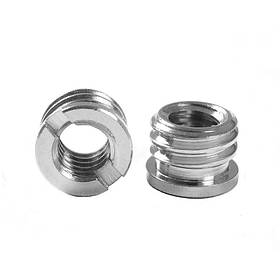 Різьбовий адаптер 1/4 на 3/8 для фотообладнання перехідник металевий для кріплення штативів та аксесуарів