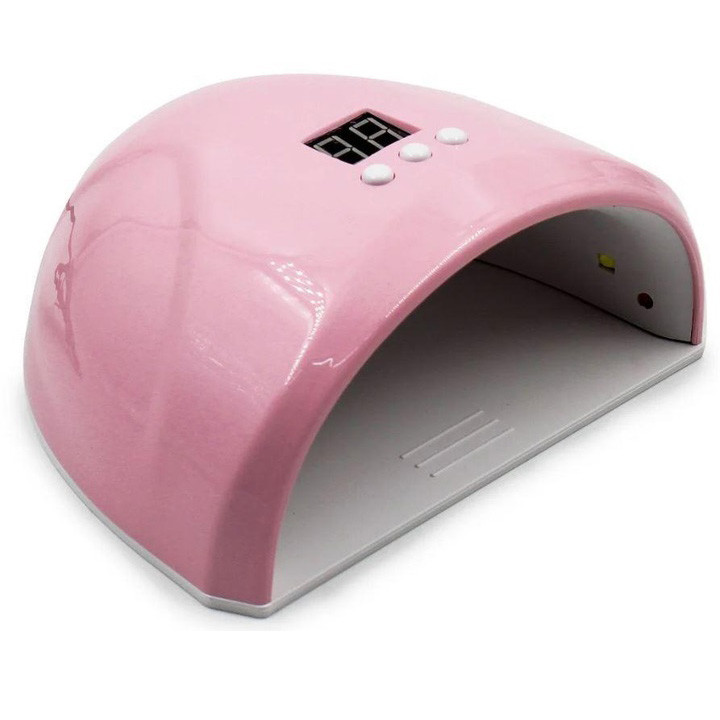 Лампа для манікюру sun з таймером FD, Сушарка для робіт з манікюром Лед лампа гель-лаку KB-14, фото 1