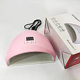 Лампа для манікюру sun з таймером FD, Сушарка для робіт з манікюром Лед лампа гель-лаку KB-14, фото 10