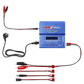 Розумний зарядний пристрій Li-ion Li-Po NiMH Pb акумуляторів з вбудованим блоком живлення 80Вт 6 осередків 220В