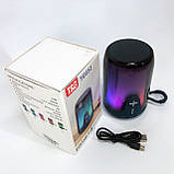 Акустичні колонки з блютузом TG652, Колонка на акумуляторі маленька, Колонка з rgb світломузикою HZ-81, фото 4