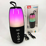 Бездротова bluetooth колонка TG644, Портативна колонка для пк Маленька з підсвічуванням RN-41, фото 10