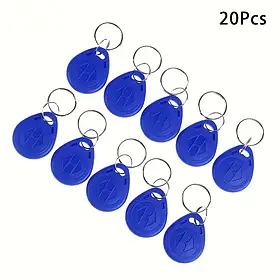 Набір RFID брелоків EM4100 для контролю доступу та зчитувачів 10 штук унікальні ідентифікатори 125 кГц