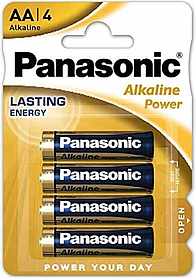 Батарейка лужна AA LR6 Panasonic Alkaline Power 1.5В для пультів іграшок ліхтариків та іншої електроніки