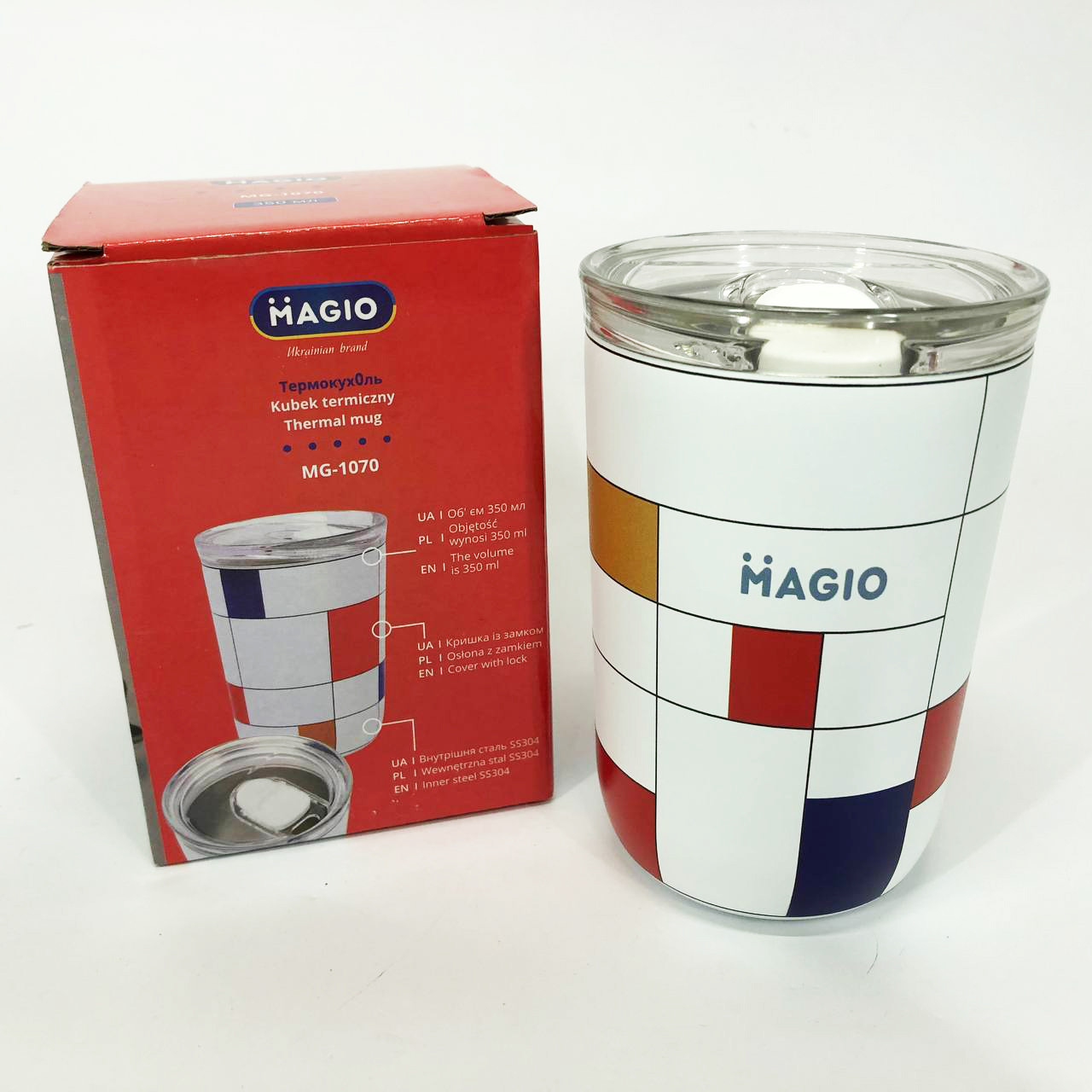 Термос для гарячого чаю Magio MG-1070 0.35 л, Термос у вигляді пляшки Питний DS-15, фото 1