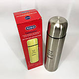 Термокружка з вакуумною ізоляцією MAGIO, Якісний сімейний термос, Термос металевий NE-23, фото 9