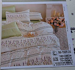 Постільна білизна фланелева, двоспальна (ПБ77)