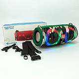 Недорогі портативні колонки TG642, Bluetooth стерео колонка з радіо, Міні-колонки з підсвічуванням XB-45, фото 9