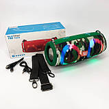 Недорогі портативні колонки TG642, Bluetooth стерео колонка з радіо, Міні-колонки з підсвічуванням XB-45, фото 2