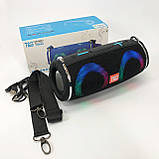 Колонка на акумуляторі маленька TG642, Bluetooth колонка з led підсвічуванням Стерео переносна ZW-85, фото 4