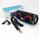 Колонка на акумуляторі маленька TG642, Bluetooth колонка з led підсвічуванням Стерео переносна ZW-85, фото 6