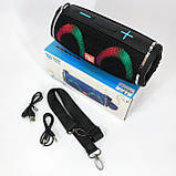 Колонка на акумуляторі маленька TG642, Bluetooth колонка з led підсвічуванням Стерео переносна ZW-85, фото 8