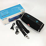 Колонка на акумуляторі маленька TG642, Bluetooth колонка з led підсвічуванням Стерео переносна ZW-85, фото 10