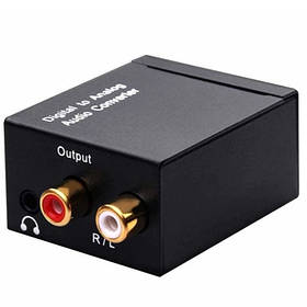 Цифровий аудіо конвертер Toslink Coaxial на RCA для підключення домашніх аудіосистем 24-бітний звук