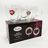 Набір чашок для кави з подвійним дном Con, Ексклюзивна чашка з подвійними стінками LB-68, фото 6