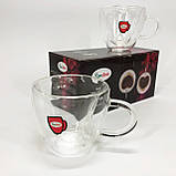 Набір чашок для кави з подвійним дном Con, Ексклюзивна чашка з подвійними стінками LB-68, фото 10