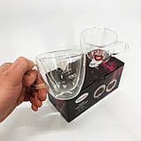 Набір чашок для кави з подвійним дном Con, Ексклюзивна чашка з подвійними стінками LB-68, фото 4