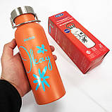 Термочашка для поїздок, Термос металевий, Термофляга для напоїв, Гарячий термос чаю Питний UI-36, фото 4