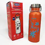 Термочашка для поїздок, Термос металевий, Термофляга для напоїв, Гарячий термос чаю Питний UI-36, фото 5