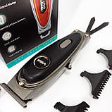 Бездротовий акумуляторний тример для стрижки волосся VGR V-263, Машинка для стрижки хороша WF-49, фото 3