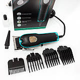 Багатофункціональний тример для стрижки волосся і тіла, Бездротова машинка для стрижки волосся TD-97, фото 3