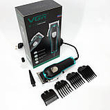 Багатофункціональний тример для стрижки волосся і тіла, Бездротова машинка для стрижки волосся TD-97, фото 5