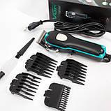 Багатофункціональний тример для стрижки волосся і тіла, Бездротова машинка для стрижки волосся TD-97, фото 6