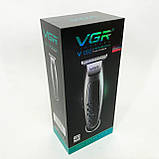 Класна машинка для стрижки волосся VGR V-093, Бездротовий акумуляторний тример для стрижки волосся JQ-95, фото 4