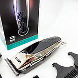 Класна машинка для стрижки волосся VGR V-093, Бездротовий акумуляторний тример для стрижки волосся JQ-95, фото 6