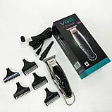 Класна машинка для стрижки волосся VGR V-093, Бездротовий акумуляторний тример для стрижки волосся JQ-95, фото 9