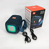 Маленька колонка з підсвічуванням TG339, Портативна бездротова колонка з хорошим звуком HT-60, фото 5