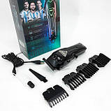 Електрична машинка для стрижки побутова VGR, Машинка для стрижки посіченого волосся CS-23, фото 3