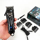 Електрична машинка для стрижки побутова VGR, Машинка для стрижки посіченого волосся CS-23, фото 6