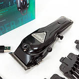 Електрична машинка для стрижки побутова VGR, Машинка для стрижки посіченого волосся CS-23, фото 7