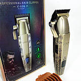 Професійна акумуляторна машинка Акумулятор VGR V-036, Хороші машинки для стрижки волосся для дому WP-27, фото 5