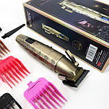 Професійна акумуляторна машинка Акумулятор VGR V-036, Хороші машинки для стрижки волосся для дому WP-27, фото 7