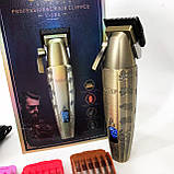 Професійна акумуляторна машинка Акумулятор VGR V-036, Хороші машинки для стрижки волосся для дому WP-27, фото 9