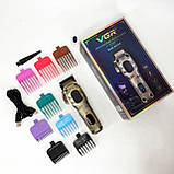 Гострі професійні машинки для стрижки волосся, Стильна машинка для стрижки Домашні машинки UQ-94, фото 10