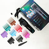 Машинка для стрижки волосся з регульованою довжиною VGR, Професійний бездротовий тример FN-78, фото 2