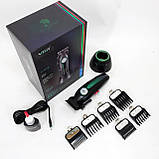 Машинка для різних стрижок акумуляторна, Машинка для стрижки з потужним акумулятором QU-58, фото 2